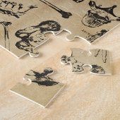 Echt harde botpuzzel legpuzzel (Zijkant)