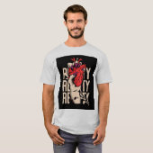 Echt hart niet zachtmoedig | Bold Gen-Z Graphic T-shirt (Voorkant volledig)