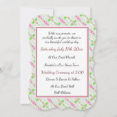 Echt  huwelijksuitnodiging kaart (Voorkant)