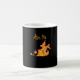 Echt in brand koffiemok