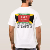 ECHT JAMAICA Heren Basic T-shirt (Achterkant)