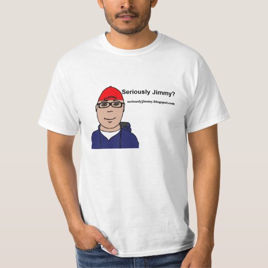 Echt Jimmy? T-shirt (Voorkant)