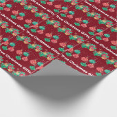 Echt kerstcadeaupapier cadeaupapier (Hoek)