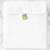 Echt Kikker Sticker Schattige Zijdelingse Blik Kik (Tas)