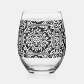 Echt koninklijk wijnglas zonder voet (Voorkant)