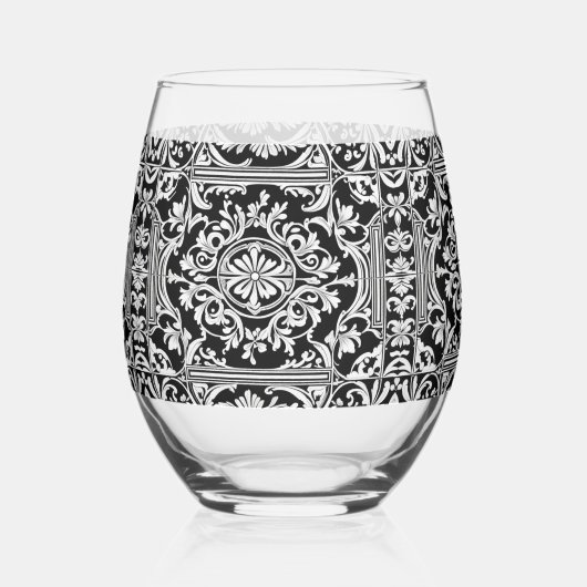 Echt koninklijk wijnglas zonder voet (Voorkant)