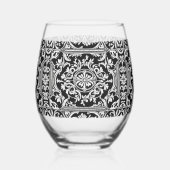 Echt koninklijk wijnglas zonder voet (Links)