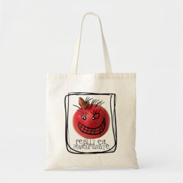 Echt kwaadaardige granaatappel tote bag