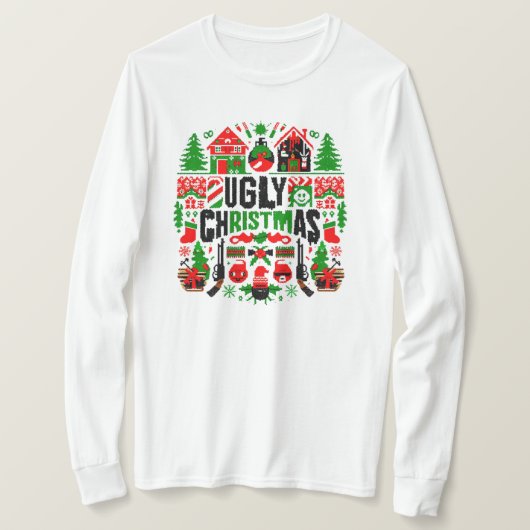 Echt lelijke kerst t-shirt (Design voorkant)