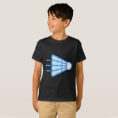 Echt leuk badminton shuttle birdie 4 t-shirt (Voorkant volledig)