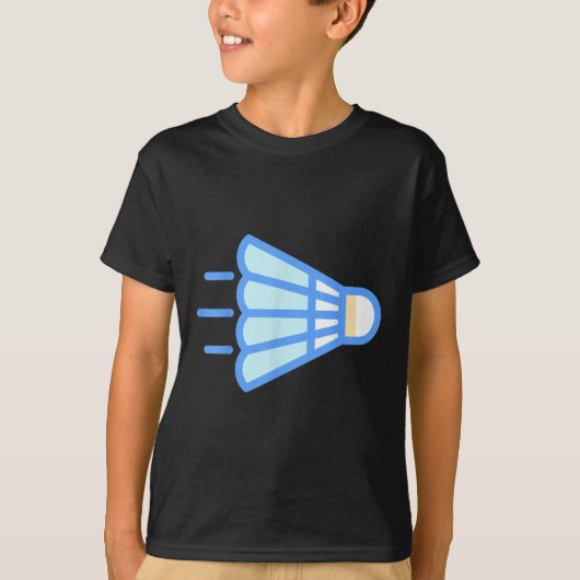 Echt leuk badminton shuttle birdie 4 t-shirt (Voorkant)