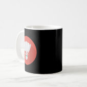 Echt leuk badminton shuttle birdie 7 koffiemok (Voorkant links)