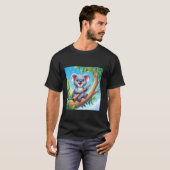 Echt leuk Didgeridoo - Aboriginal Inheemse Koa T-shirt (Voorkant volledig)