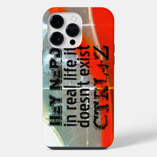 Echt leven daar is geen ongedaan maken, nerd versi iPhone 14 pro max hoesje
