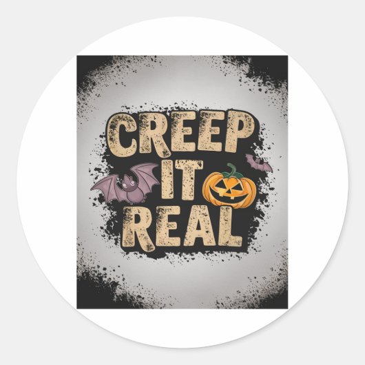 Echt maken ronde sticker (Voorkant)