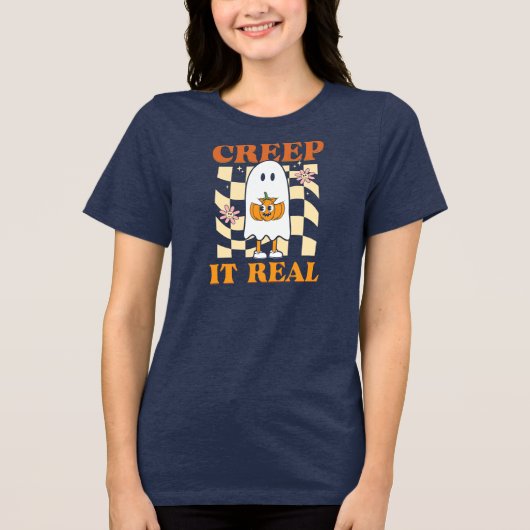 Echt maken Tri-Blend shirt (Voorkant)