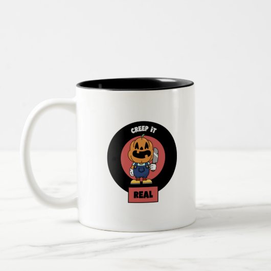 Echt maken tweekleurige koffiemok (Links)