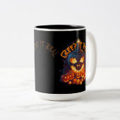 Echt maken tweekleurige koffiemok (Voorkant rechts)