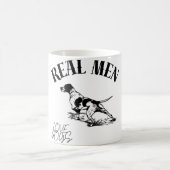 Echt man houdt van honden koffiemok (Center)