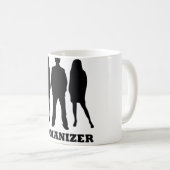 echt man - mannen - vrouwen koffiemok (Voorkant rechts)