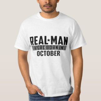 Echt Man Verjaardagscadeaus - OKTOBER T-shirt