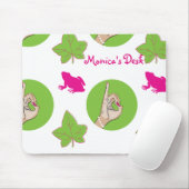Echt  meisje Mousepad Muismat (Met muis)