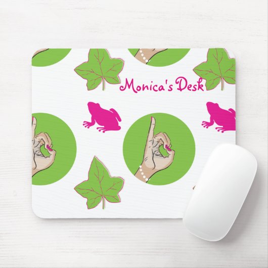 Echt  meisje Mousepad Muismat (Met muis)