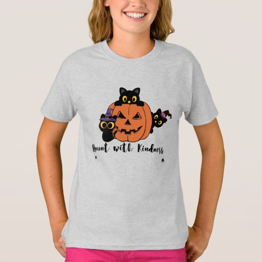 "Echt met vriendelijkheid" Halloween Kinder T-shir T-shirt (Voorkant)