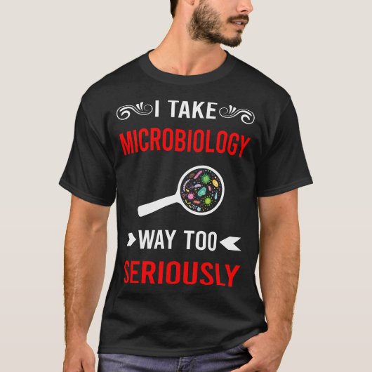 Echt microbiologie microbioloog t-shirt (Voorkant)