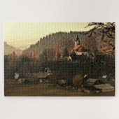 Echt moeilijk Jigzaag Puzzles Autumn Village Legpuzzel (Horizontaal)