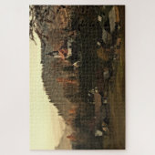 Echt moeilijk Jigzaag Puzzles Autumn Village Legpuzzel (Verticaal)