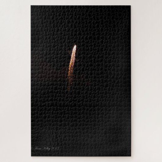 Echt moeilijke gouden vuurwerkpuzzel legpuzzel (Verticaal)