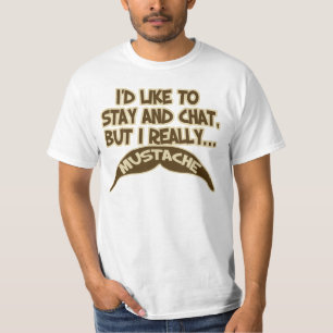 Echt Mustache. T-shirt