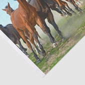 Echt (niet AI) Afbeelding van hardloopgaloppeerpaa Tissuepapier (Detail)