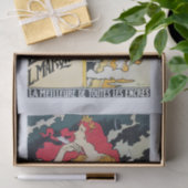 Echt (niet AI) Art Nouveau Advertentie Poster Tissuepapier (Geschenk)