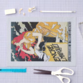 Echt (niet AI) Art Nouveau Advertentie Poster Tissuepapier (Craft)