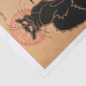 Echt  (niet AI) Chat Noir Poster Tissuepapier (Detail)