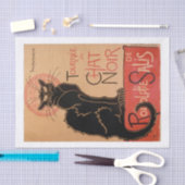 Echt  (niet AI) Chat Noir Poster Tissuepapier (Craft)