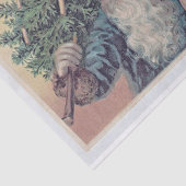 Echt (niet AI)  Groot Santa Briefkaart Tissuepapier (Detail)