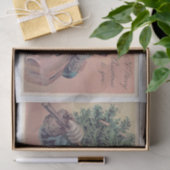 Echt (niet AI)  Groot Santa Briefkaart Tissuepapier (Geschenk)