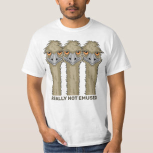 Echt niet gebruikt Funny Emu Pun T-shirt