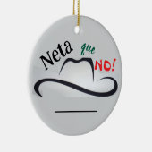 Echt niet! keramisch ornament (Rechts)