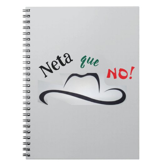 Echt niet! notitieboek (Voorkant)