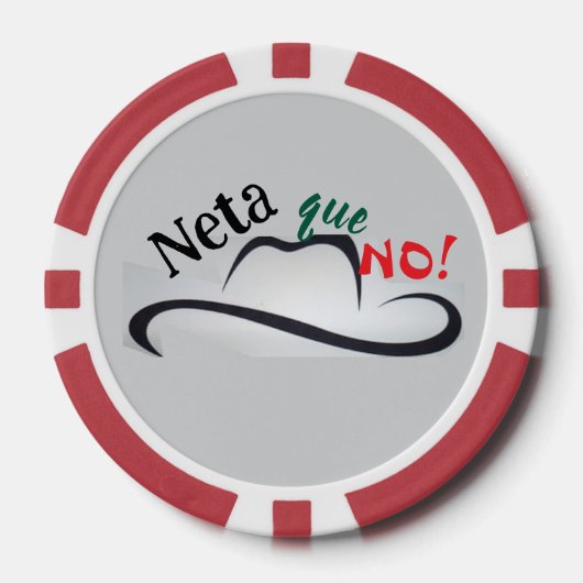 Echt niet! poker chips (Voorkant)