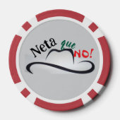 Echt niet! poker chips (Achterkant)