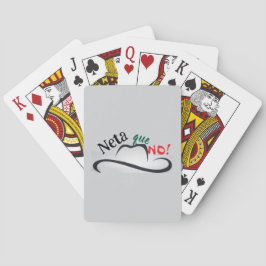 Echt niet! pokerkaarten