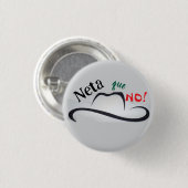 Echt niet! ronde button 3,2 cm (Voorkant /achterkant)