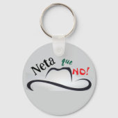 Echt niet! sleutelhanger (Achterkant)