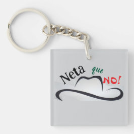 Echt niet! sleutelhanger