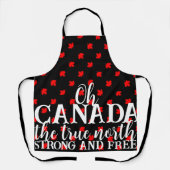 Echt Noord Sterk en Gratis Canadees Schort (Voorkant)